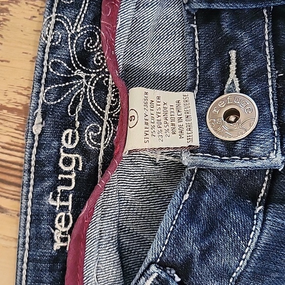 Refuge Denim Blue Jeans‎ Womens Size 9 - Picture 2 of 4